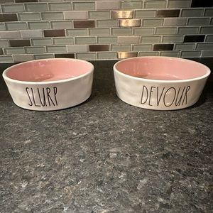 Rae Dunn Small Pet Bowl Set